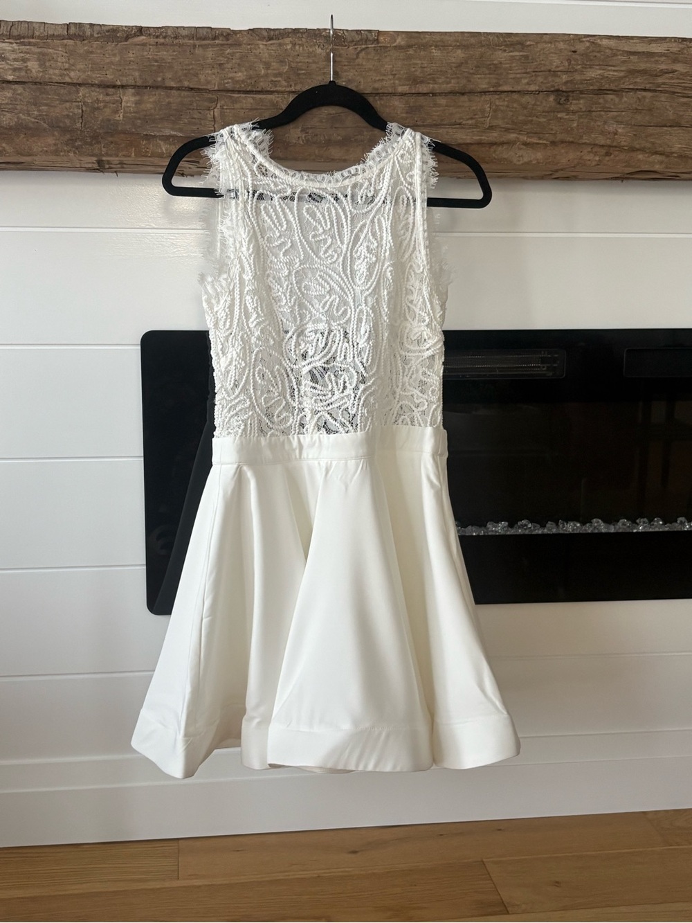 Chelsea Ivory Lace Fit and Flare | Size S